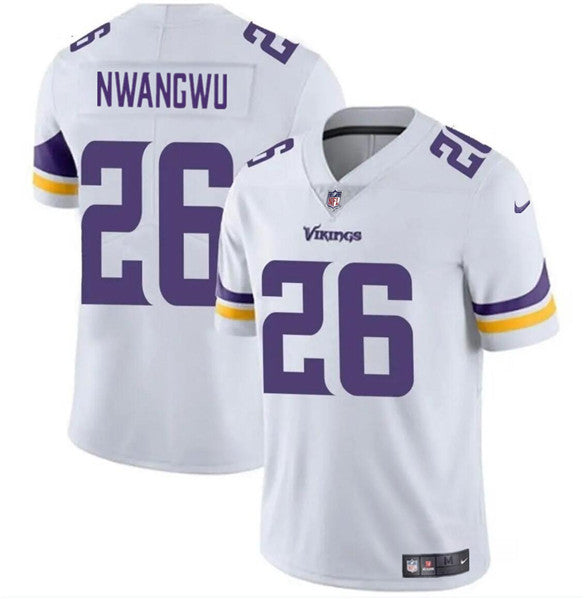 Minnesota Vikings #26 Kene Nwangwu White Vapor Untouchable Limited Jersey