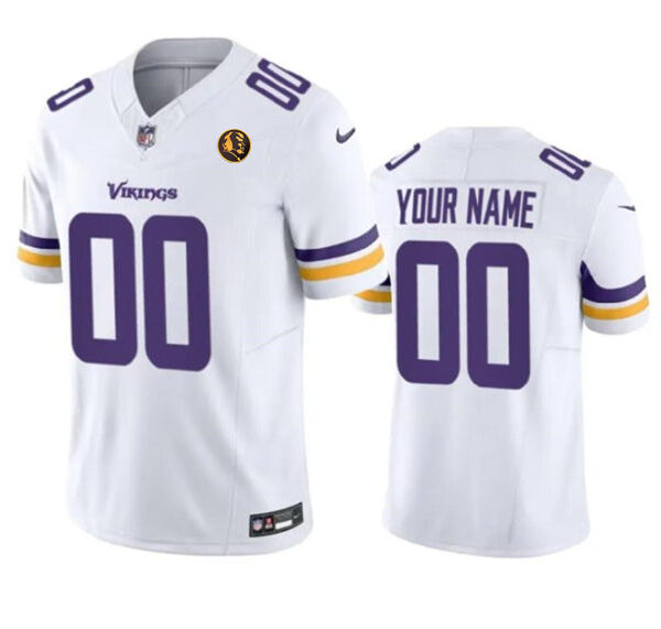 Minnesota Vikings Active Player Custom White 2023 FUSE With John Madden Jersey