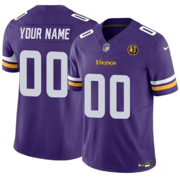 Minnesota Vikings Active Player Custom Purple 2023 FUSE With John Madden 1 Jersey