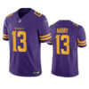 Minnesota Vikings #13 N’keal Harry Purple 2023 FUSE Color Rush Limited Football Stitched Jersey