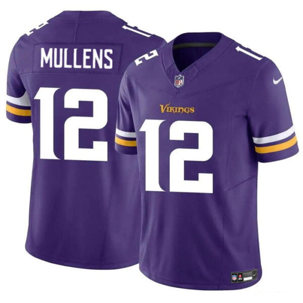 Minnesota Vikings #12 Nick Mullens Purple 2023 FUSE Vapor Untouchable Jersey