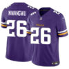 Minnesota Vikings #26 Kene Nwangwu Purple 2023 FUSE Vapor Jersey