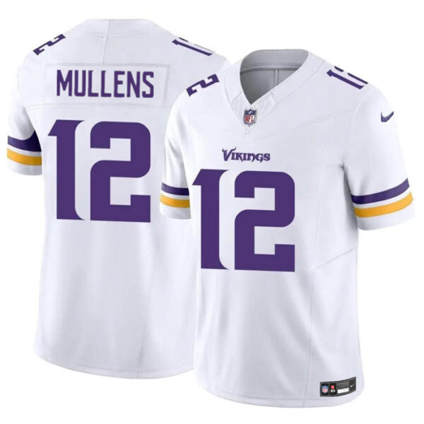 Minnesota Vikings #12 Nick Mullens White 2023 FUSE Vapor Untouchable Limited Jersey