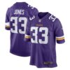 Aaron Jones Minnesota Vikings Nike Game Player Jersey Purple
