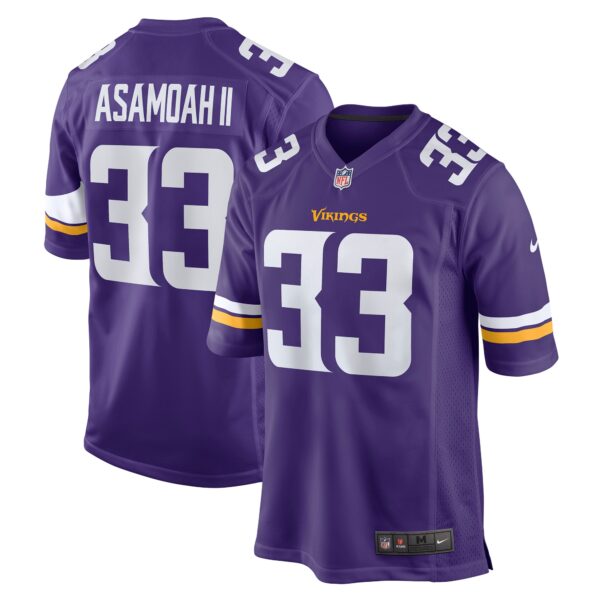 Brian Asamoah Minnesota Vikings Nike Player Game Jersey Purple