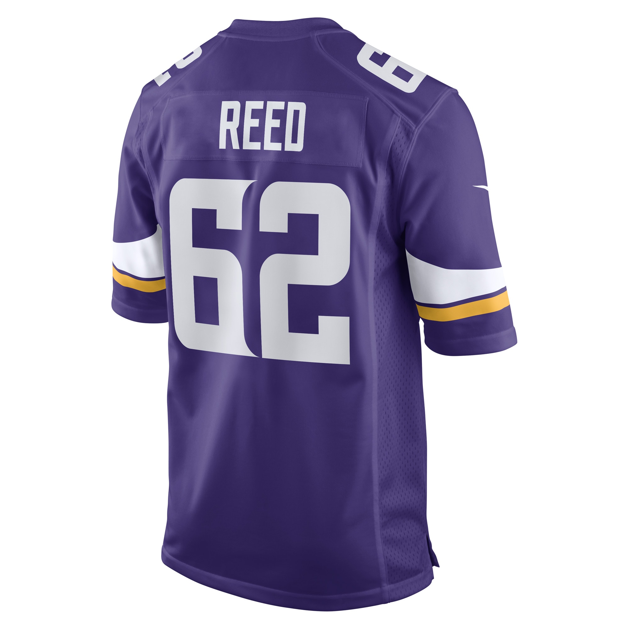 Chris Reed Minnesota Vikings Nike Game Player Jersey Purple - Image 3