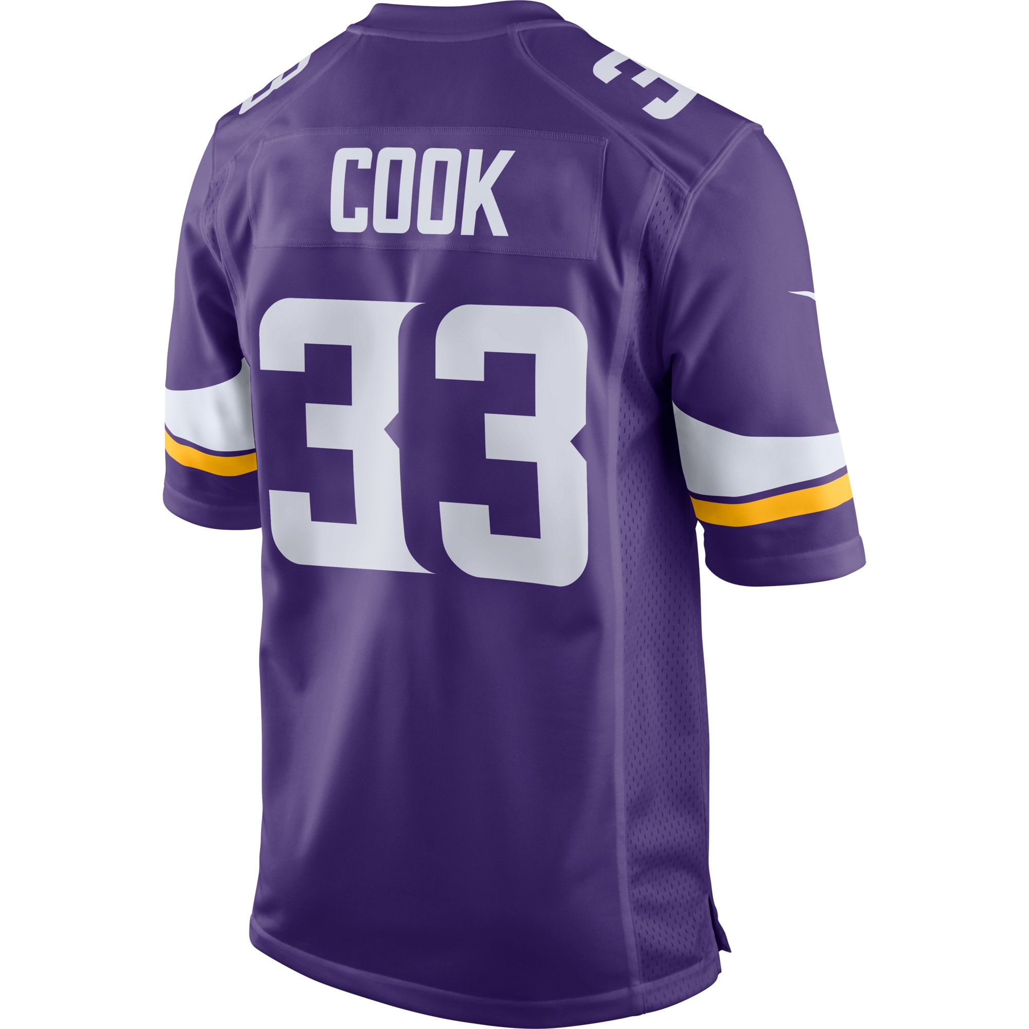 Dalvin Cook Minnesota Vikings Nike Player Game Jersey Purple - Image 3