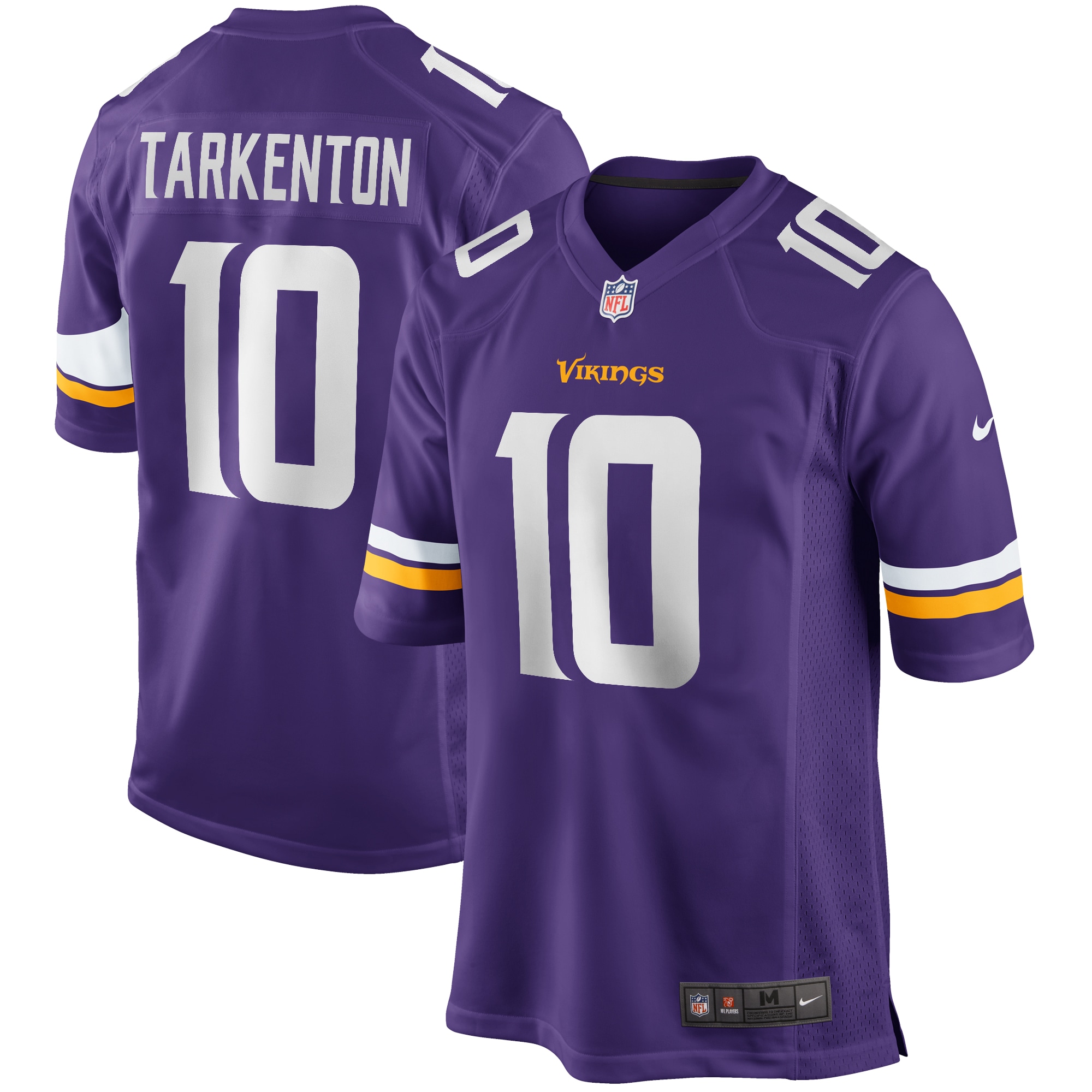 Fran Tarkenton Minnesota Vikings Nike Game Retired Player Jersey Purple