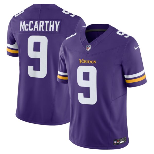 JJ Mccarthy Minnesota Vikings Nike Vapor FUSE Limited Jersey Purple
