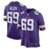 Jared Allen Minnesota Vikings Nike Retired Player Game Jersey Purple