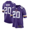 Jay Ward Minnesota Vikings Nike Game Jersey Purple