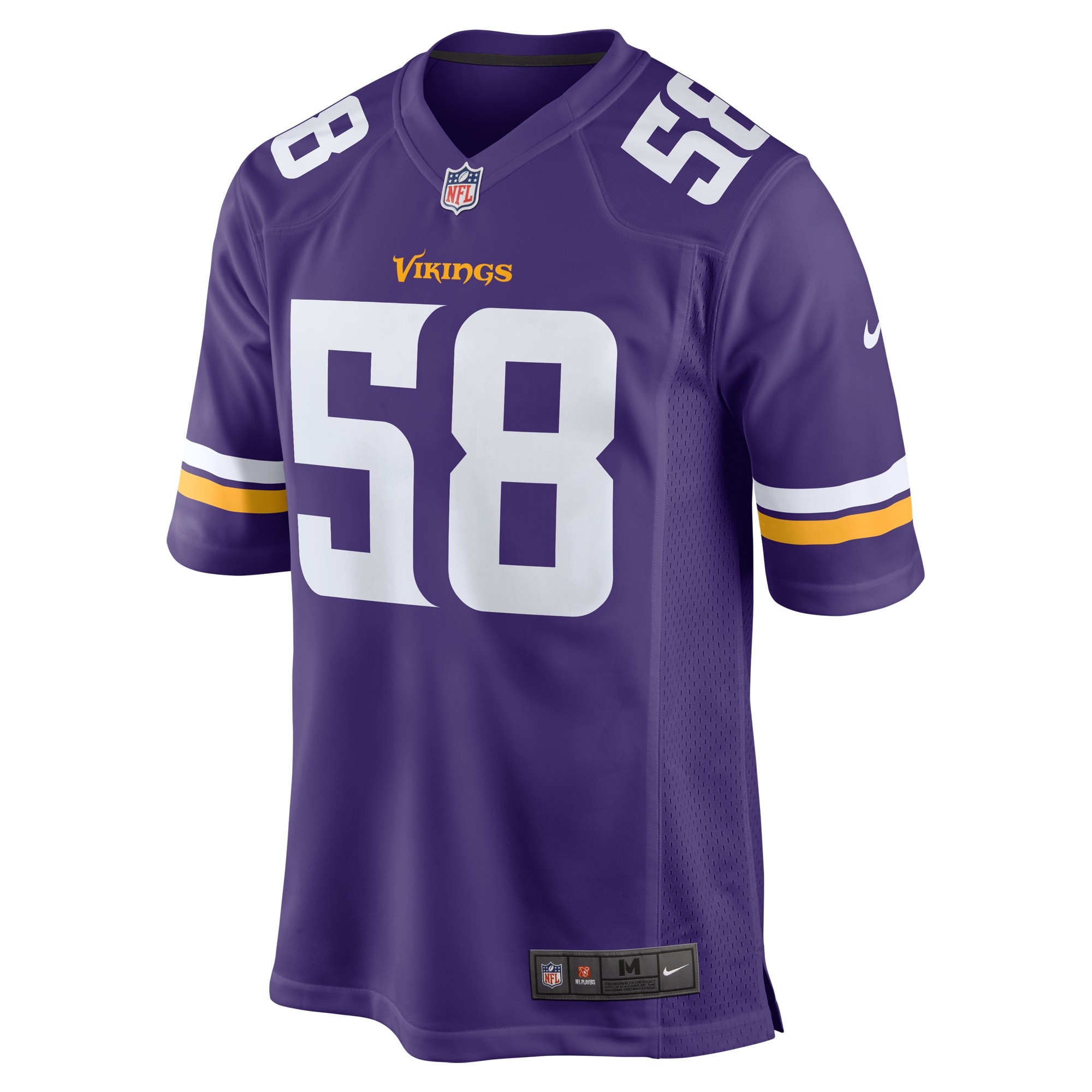 Jonathan Greenard Minnesota Vikings Nike Team Game Jersey Purple - Image 2