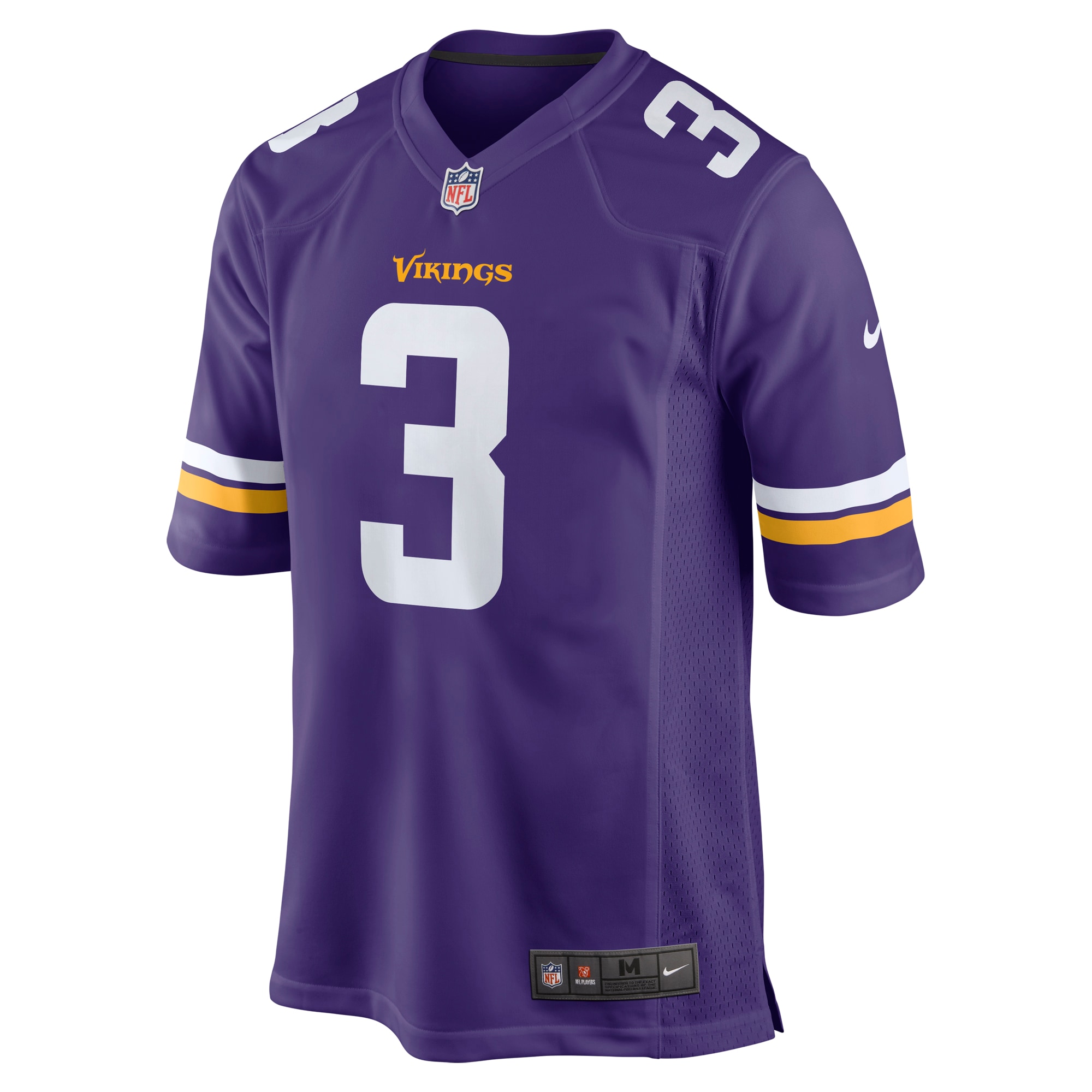 Jordan Addison Minnesota Vikings Nike Game Jersey Purple - Image 2