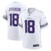 Justin Jefferson Minnesota Vikings Nike Alternate Game Player Jersey White