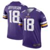 Justin Jefferson Minnesota Vikings Nike Alternate Legend Player Performance Top Purple