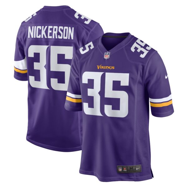 Parry Nickerson Minnesota Vikings Nike Home Game Player Jersey Purple