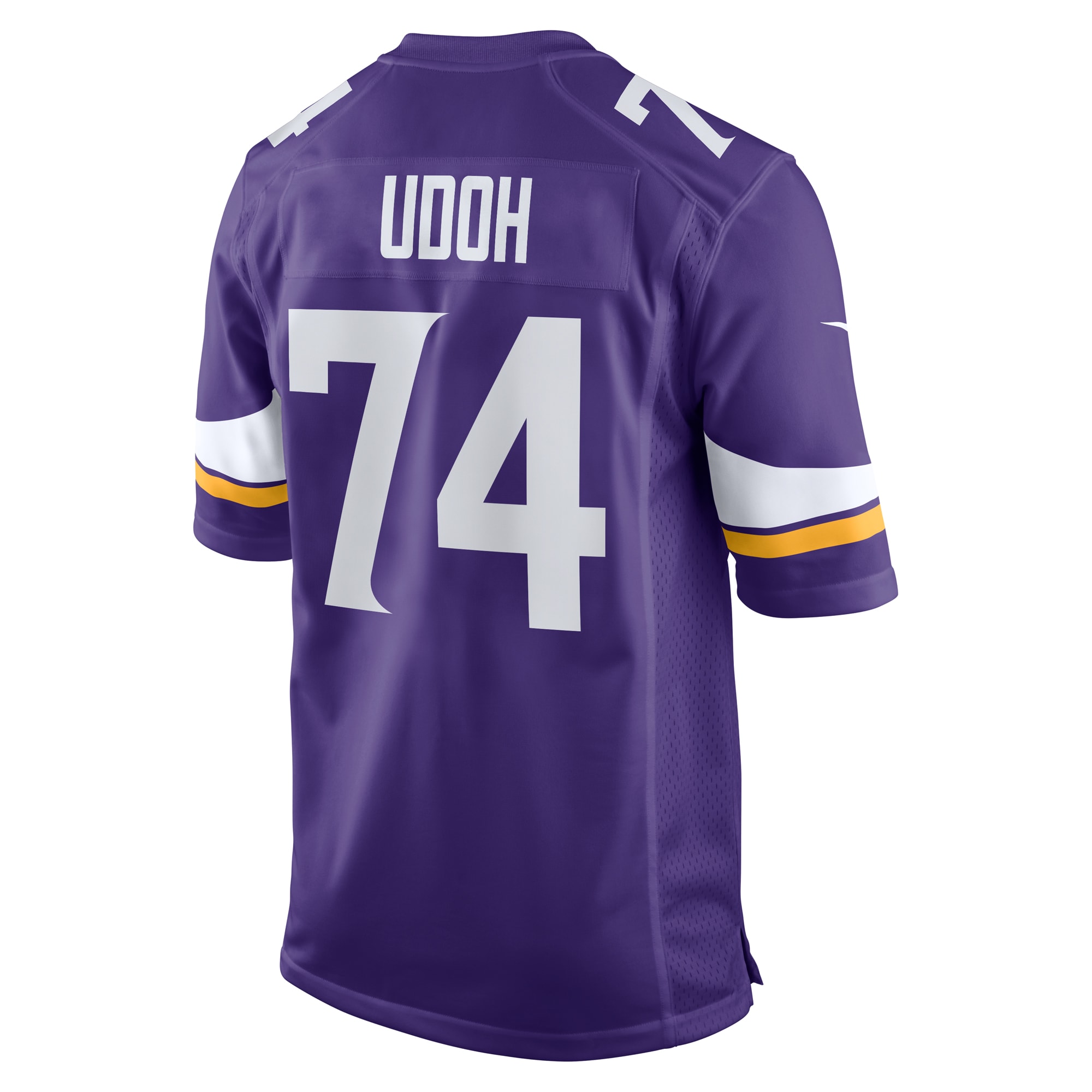 Oli Udoh Minnesota Vikings Nike Game Jersey Purple - Image 3