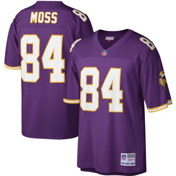 Randy Moss Minnesota Vikings Mitchell Ness Legacy Replica Jersey Purple