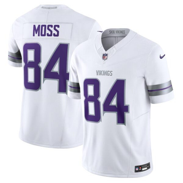 Randy Moss Minnesota Vikings Nike Alternate Vapor FUSE Retired Player Limited Jersey White