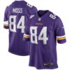 Randy Moss Minnesota Vikings Nike Game Retired Player Jersey Purple