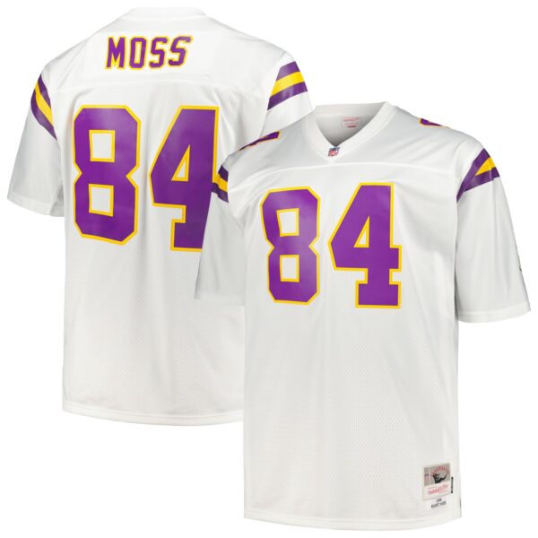 Randy Moss Minnesota Vikings Mitchell Ness Big Tall 1998 Legacy Retired Player Jersey White