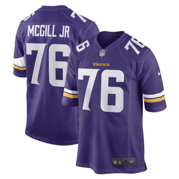 TY Mcgill Jr Minnesota Vikings Nike Game Player Jersey Purple
