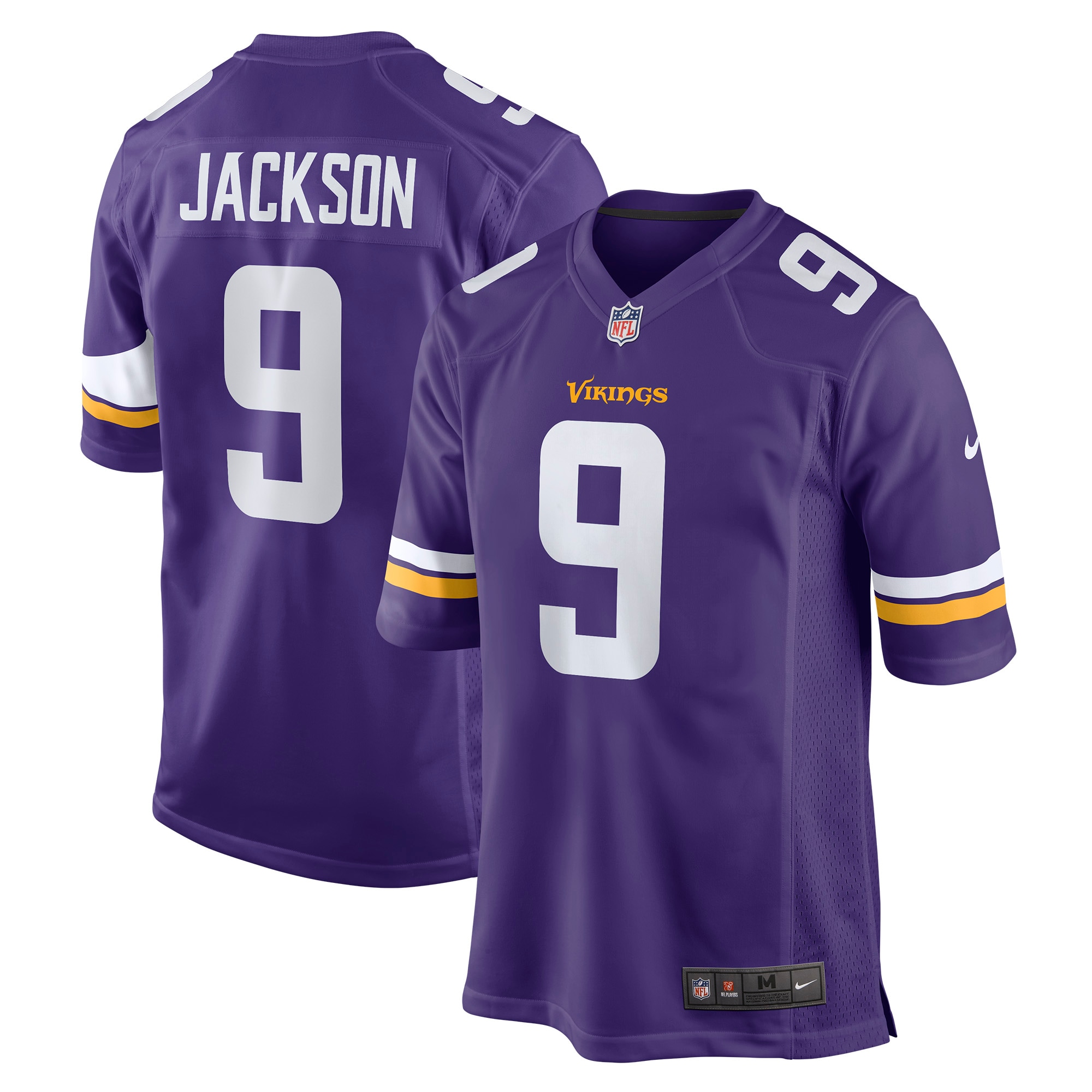Trishton Jackson Minnesota Vikings Nike Game Jersey Purple