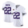 Minnesota Vikings #22 Harrison Smith White 2024 FUSE With 4 Star C Patch Winter Warrior Limited Stitched Jersey