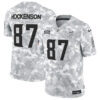 Minnesota Vikings #87 TJ Hockenson Arctic Camo 2024 FUSE Salute To Service Limited Football Stitched Jersey