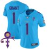 Women’s Minnesota Vikings 2024 Prince Vapor Limited Jersey – All Stitched – Light Blue – Bud Grant