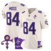 Men’s Minnesota Vikings 2024 Prince Vapor Limited Jersey V2 – All Stitched – Cream – Randy Moss