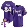 Men’s Minnesota Vikings Prince Patch Vapor Premier Limited Jersey – All Stitched – Purple – Randy Moss