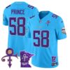 Men’s Minnesota Vikings 2024 Prince Vapor Limited Jersey V2 – All Stitched – Light Blue – Prince 1958