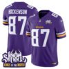 Men’s Minnesota Vikings King Of The North Patch Vapor Limited Jersey – All Stitched – Purple – T.J. Hockenson
