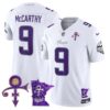 Men’s Minnesota Vikings 2024 Prince Vapor Limited Jersey V2 – All Stitched – White Limited – J.J. McCarthy