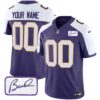 Vikings Bud Grant Patch Classic Limited Custom Jersey – All Stitched – Men – Alternate
