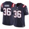New England Patriots #36 Kevin Harris Navy 2023 FUSE Vapor Limited Stitched Football Jersey