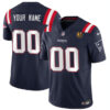 New England Patriots Active Player Custom Navy 2023 FUSE With John Madden Jersey