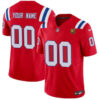 New England Patriots Active Player Custom Red 2023 FUSE With John Madden Jersey Jersey