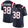 New England Patriots #38 Rhamondre Stevenson Navy 2023 FUSE With John Madden Jersey