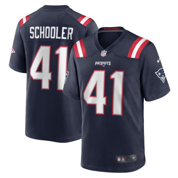 Brenden Schooler New England Patriots Nike Game Player Jersey Navy