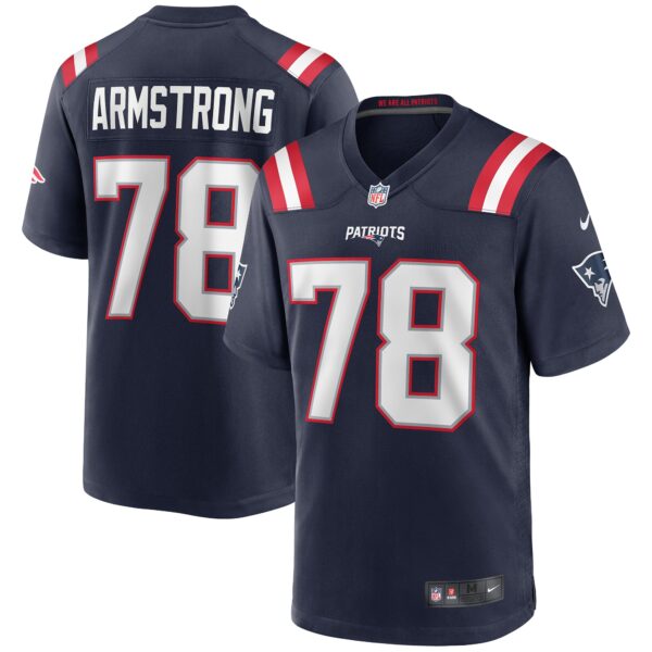 Bruce Armstrong New England Patriots Nike Game Retired Player Jersey Navy