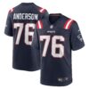 Calvin Anderson New England Patriots Nike Game Jersey Navy