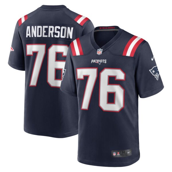 Calvin Anderson New England Patriots Nike Game Jersey Navy