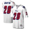 Curtis Martin New England Patriots Mitchell Ness Legacy Replica Jersey White