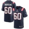 David Andrews New England Patriots Nike Game Jersey Navy