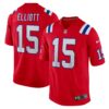 Ezekiel Elliott New England Patriots Nike Male Adult Alternate Game Player Jersey Red