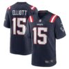 Ezekiel Elliott New England Patriots Nike Game Player Jersey Navy