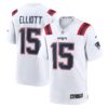 Ezekiel Elliott New England Patriots Nike Game Player Jersey White