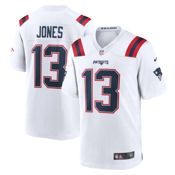 Jack Jones New England Patriots Nike Game Player Jersey White
